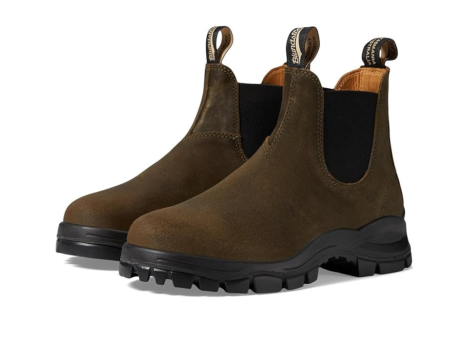 Blundstone BL2322 Lug Boots Shoes Dark Olive : AU 4 (US Women's 7) Medium, Leather/Suede | Zappos