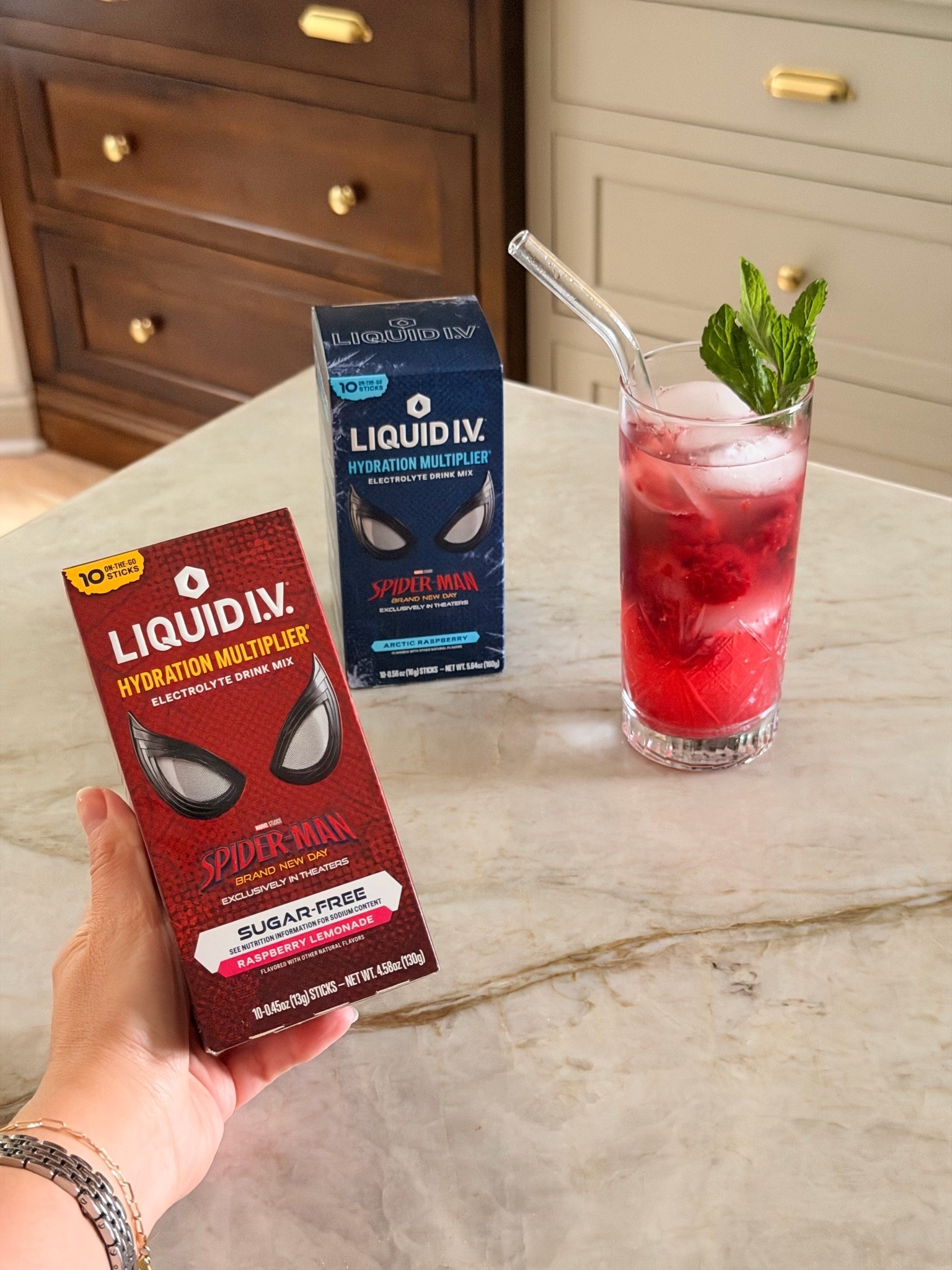 #ad The perfect recipe for a summer patio night ✨ On tonight's menu: grilled honey chicken, pineapple, and pepper skewers, sweet corn, and crispy parmesan smashed potatoes! 🍢🌽
To stay refreshed while grilling, I’m sipping on a mocktail made with @liquidiv Hydration Multiplier. It delivers hydration faster than water alone, and I love this limited-edition Spider-Man Brand New Day packaging! 🕸️ Check out Spider-Man: Brand New Day in theaters July 31!
#TargetPartner #LiquidIVPartner @target