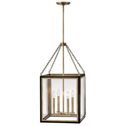 Black Medium Pendant Light 15.5 Inch Hanging - #479R4 | Lamps Plus | Lamps Plus