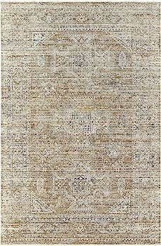 SURYA Becki Owens x Margaret Area Rug, 5'3" x 7'10", Taupe/Brown | Amazon (US)