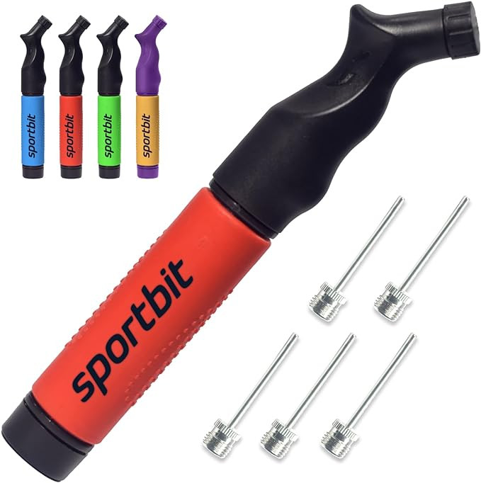SPORTBIT Ball Pump for Sports Balls - Push & Pull Inflating System - Hand Pump for All Exercise B... | Amazon (US)