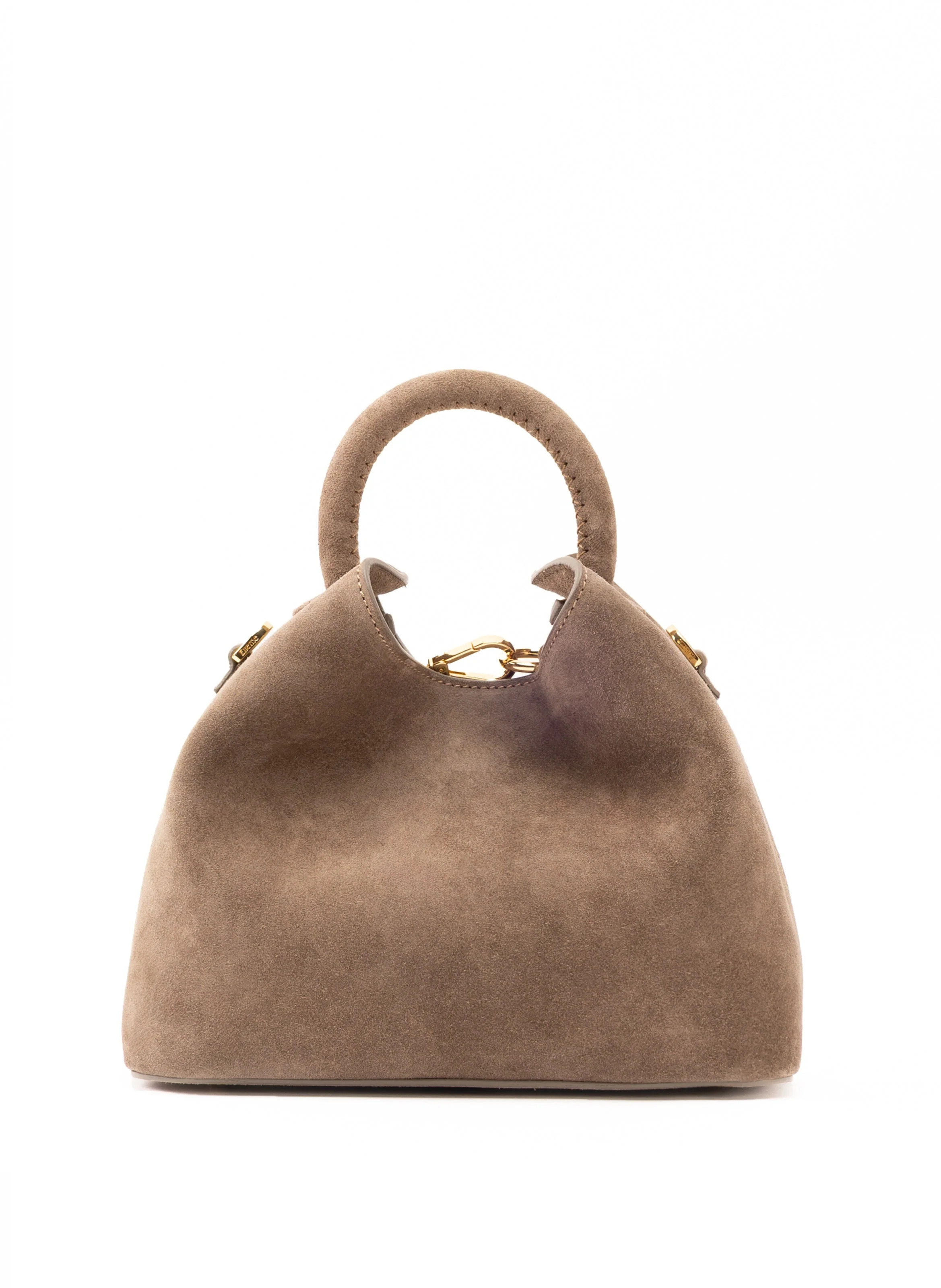 Baozi Suede Taupe - Suede Handbags for Women - Elleme | Elleme
