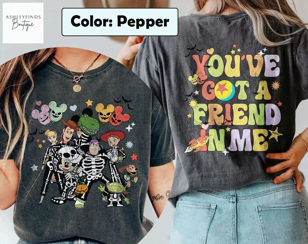 Toy Story Skeleton Halloween Comfort Color Shirt Disney - Etsy | Etsy (US)