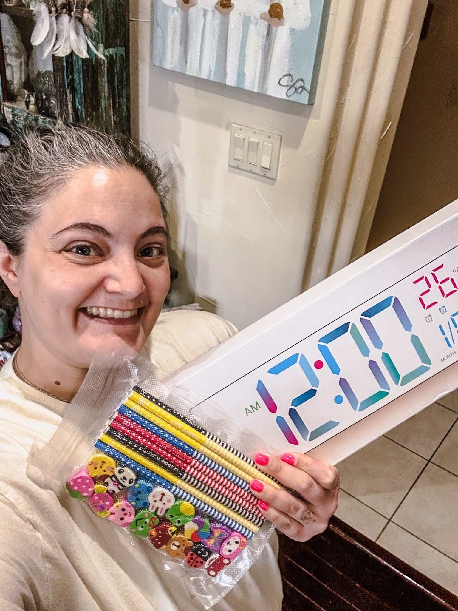 Teacher clock and pencils for treasure chest!

#LTKHome #LTKKids #LTKSeasonal