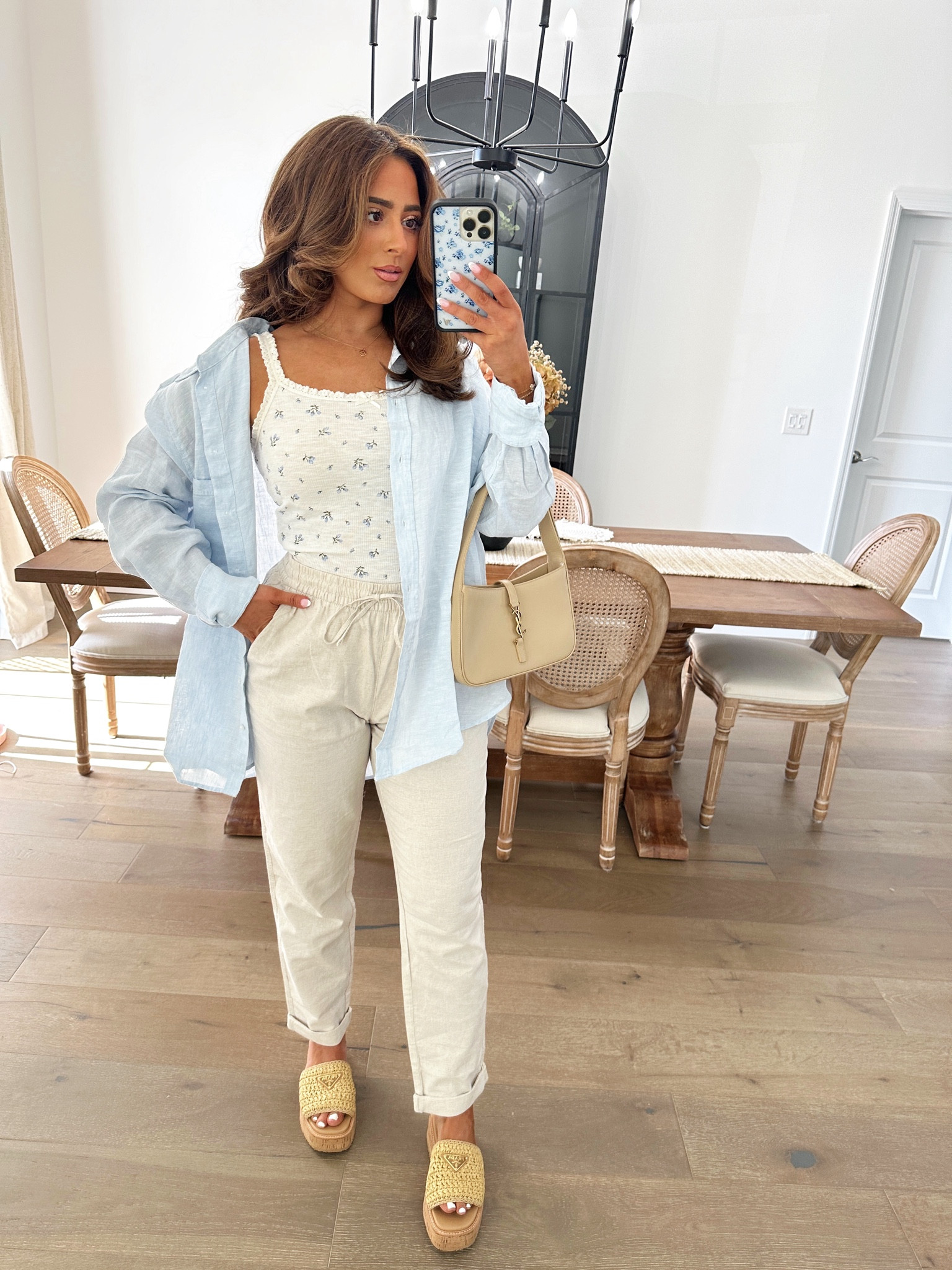 HM spring haul. Loving this fit! Wearing a small pant small top and large button down  

#LTKfindsunder100 #LTKstyletip #LTKfindsunder50