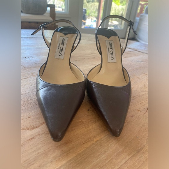 Jimmy Choo brown sling backs | Poshmark