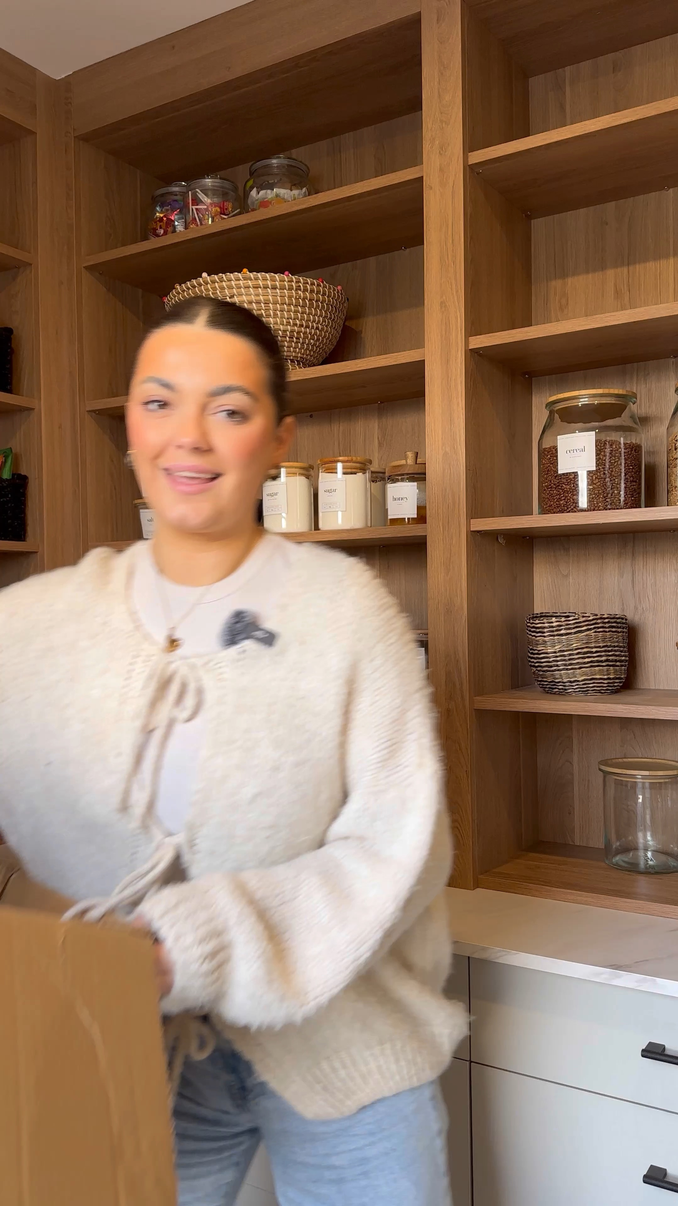 #ltkhome #pantrygoals #pantryorganisation #pantryjars #pantrydecor 