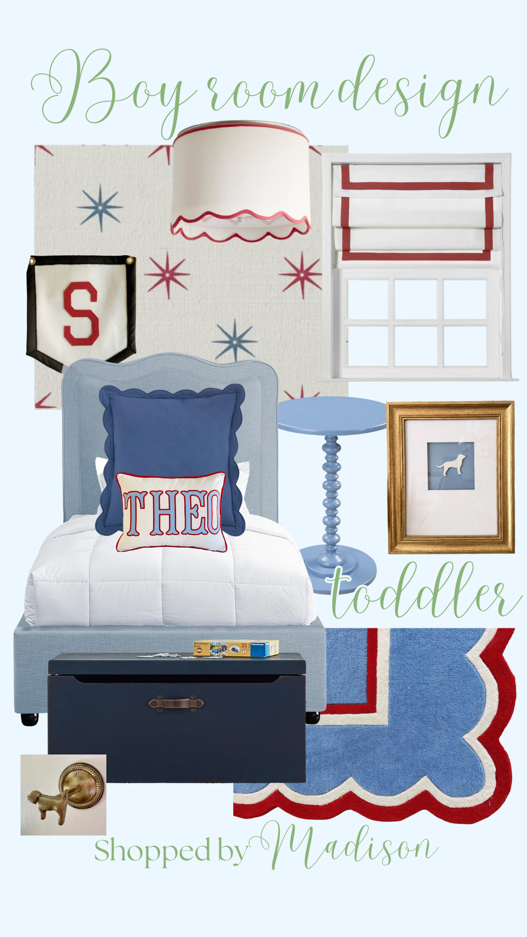 Baby boy nursery design, nursery design, interior design, boys room decoration, boys room decor, red and blue boys room, blue and red decor, toddler boy room ideas 

 

#LTKHome #LTKBaby #LTKKids