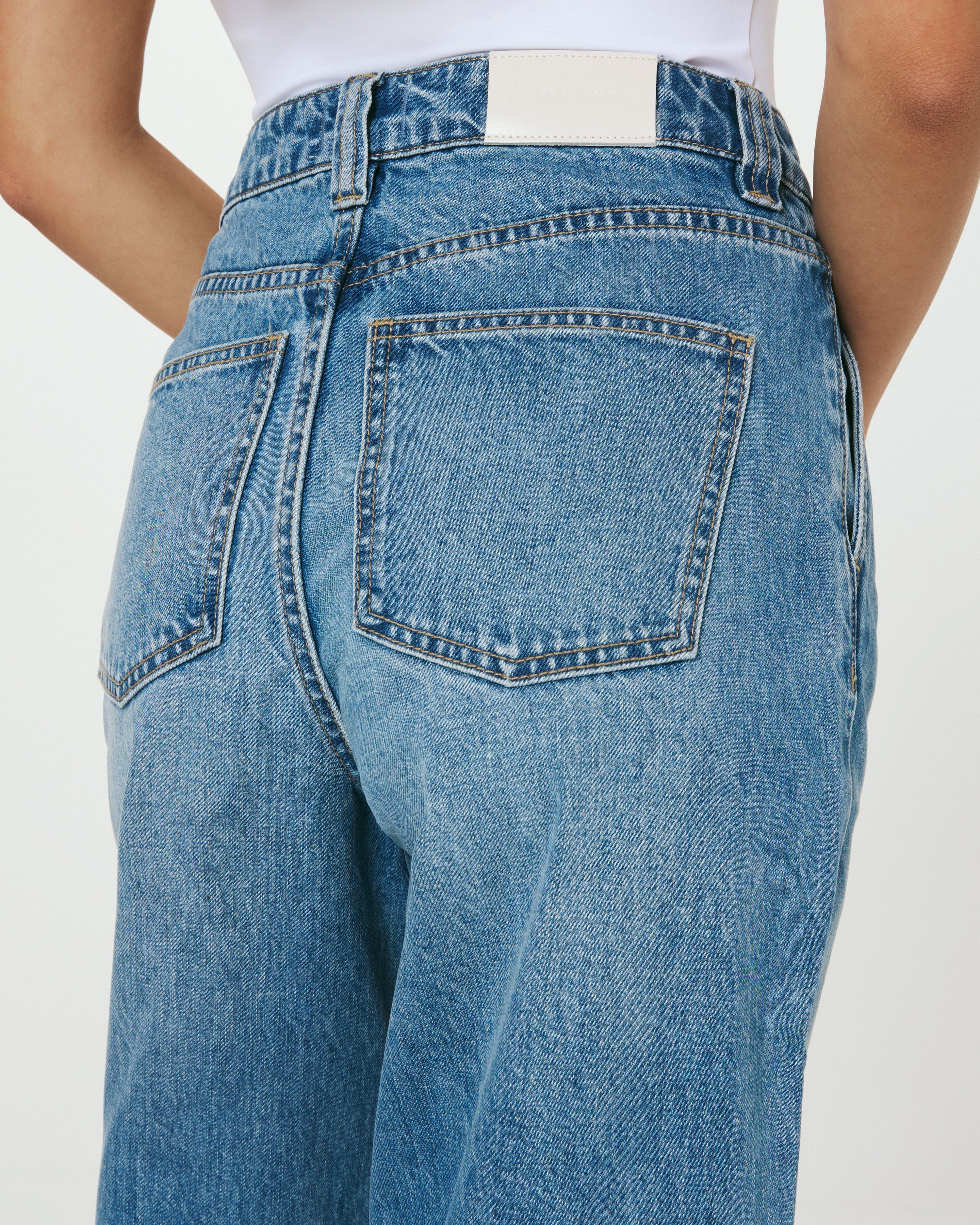 7DIAMONDS | Jules Pleated Denim Trouser | 7Diamonds | 7Diamonds