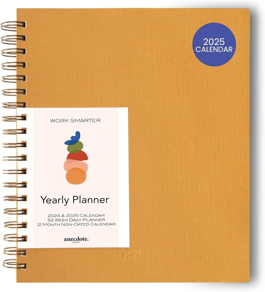 Amazon.com : Anecdote Planner 2025 (8.5" x 10") Daily Planner Weekly Monthly Planner - 52 Weeks w... | Amazon (US)