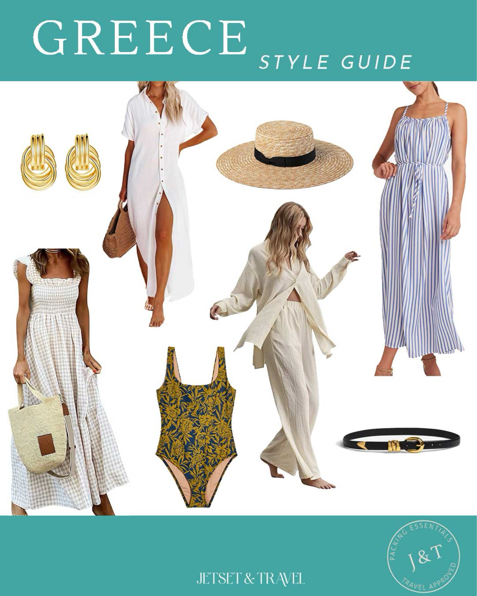 Greece Style Guide from my recent trip! 

#greeceoutfits #greece #traveloutfit #travel #summer #sandals #beachhat #beachcoverup 

#LTKTravel #LTKFindsUnder100 #LTKSwim