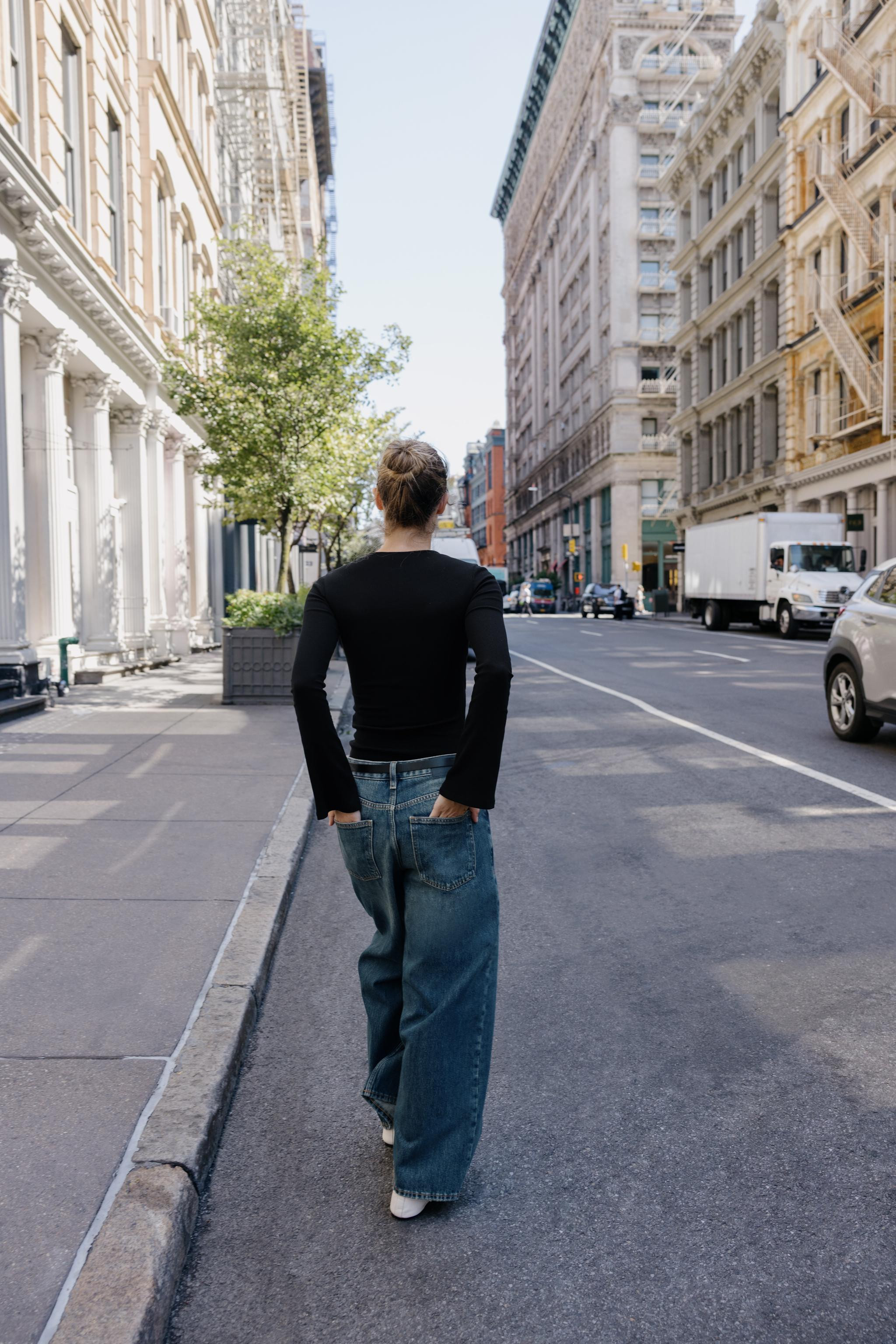 RIB TOP WITH FLARED SLEEVES | Zara US