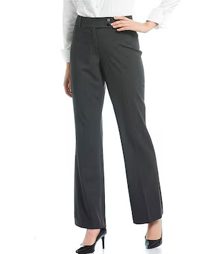 Curvy Fit Roomy Hip Straight Leg Trouser Pants | Dillard's