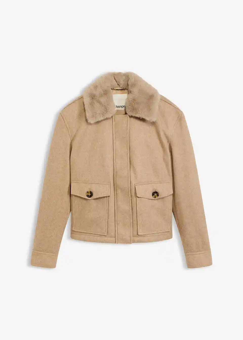 Winterjacke in Wolloptik | Bonprix DE