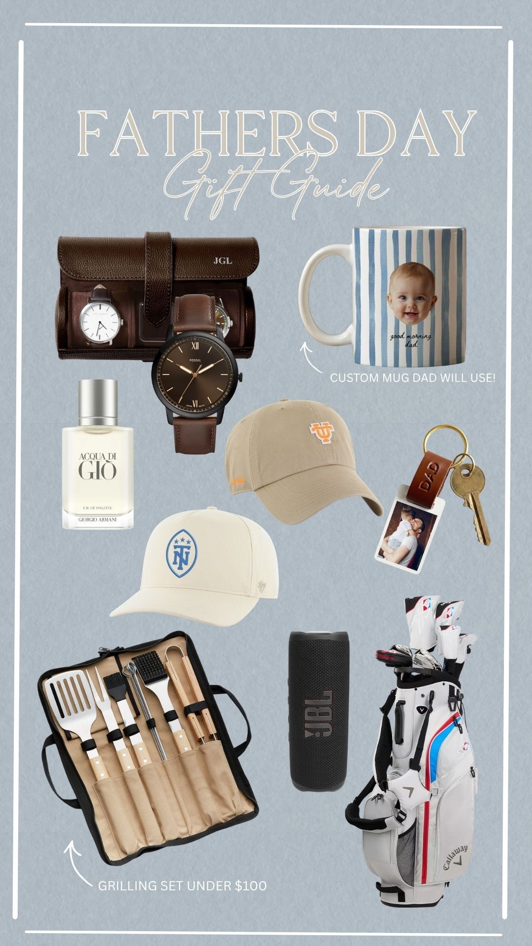 Gifts for dad! Starting to think of things dad will love for fathers day. Loving some of these custom pieces they will actually use. 



gift guide, fathers day, fathers day gifts, gifts for dad, mens gifts, mens ideas, sports hats, custom gift ideas, sports, mens acessories 

 #LTKselfcare #LTKOver40 #LTKMens