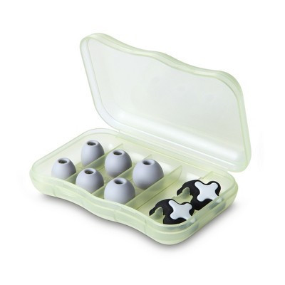 HOM Noise Cancelling Ear Plugs - Reusable Silicone Ear Plugs for Sleep Noise Cancelling, Snoring, Swimming, and Hearing Protection-Black (3 pairs) | Target