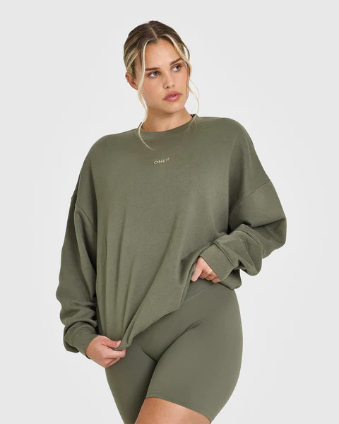 Mid Weight Sweatshirt | Alpine Green | Oner Active (UK / US)