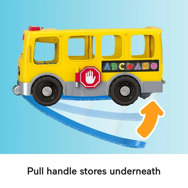 Fisher-Price Little People Big Yellow School Bus Musical Learning Toy for Toddlers 1-5 Years Old | Walmart (US)