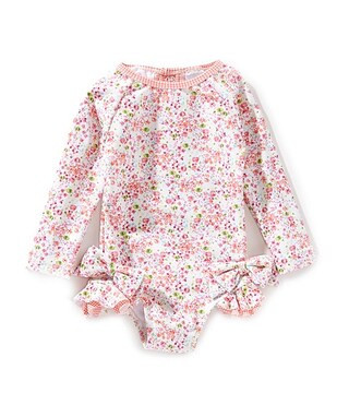 Edgehill Collection Baby Girls Ditsy Floral One Piece Swimsuit | Dillard's | Dillard's