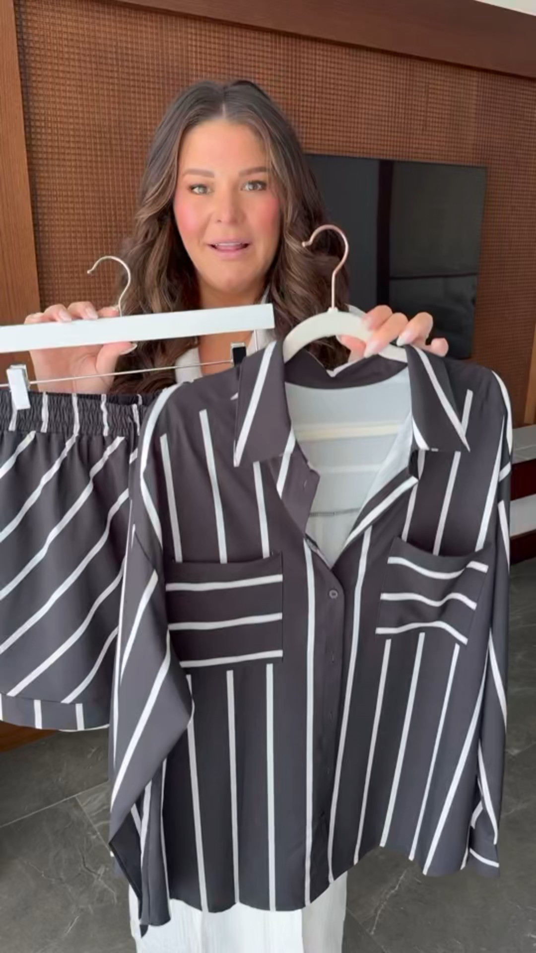 Bought this set last year and was so blown away by the quality, fit and versatility that I bought it again but in black! The material feels so luxe and you can wear the pieces as separates too.

Set: XL
Tank: M/L

Resort wear, vacation dress, vacation outfit, sequin dress, matching set, summer fashion 

#midsizefashion #midsizestyle #resortwear #vacationoutfit #amazonmusthaves #stylereels #fashionreels #matchingset
#LTKFindsUnder50 

#LTKTravel #LTKMidsize #LTKootd #LTKMidsize #LTKgrwm