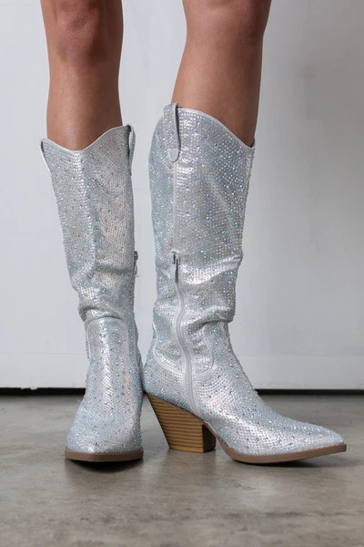 Bejeweled Boots | Vestique