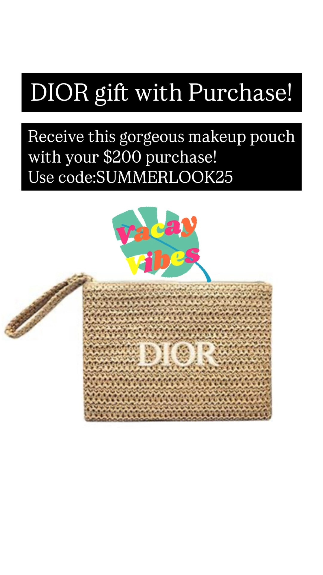 Such a beautiful pouch for summer as a makeup bag or clutch for vacation! 

#LTKSeasonal #LTKBeauty #LTKGiftGuide