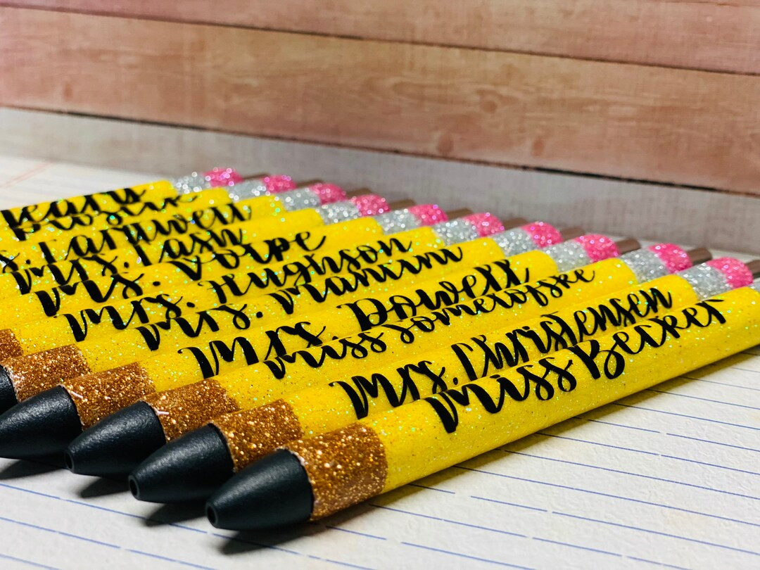 Teacher 'Pencil' Pen | Etsy (US)