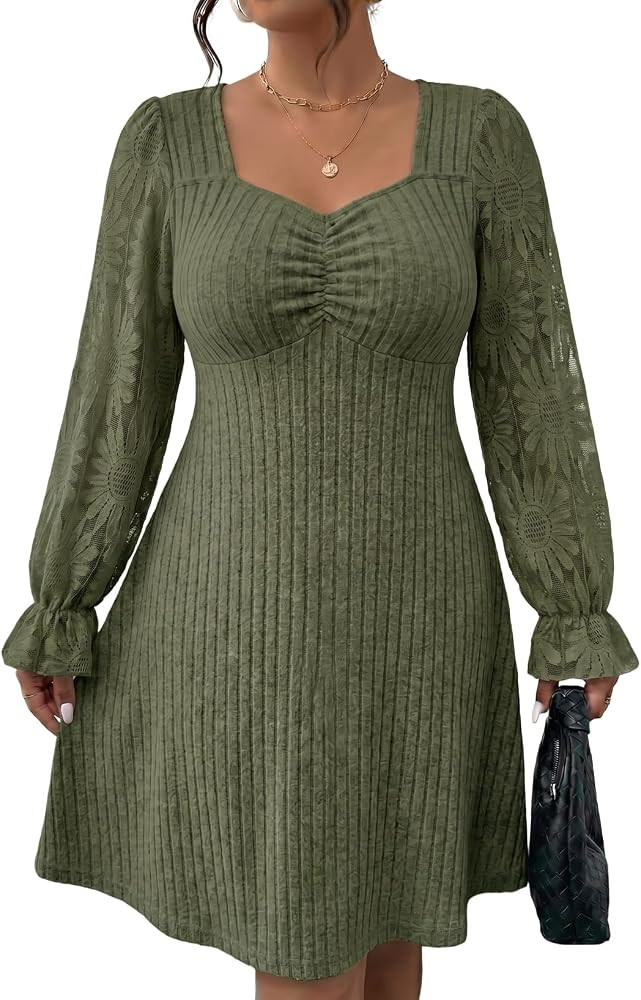 Eytino Plus Size Dresses for Curvy Women 1X-5X | Amazon (US)