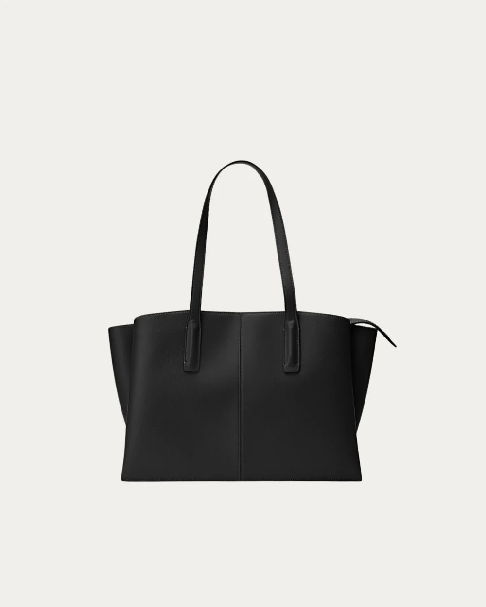 Paloma Tote Black - Luxury Vegan Work Bag | Freja New York