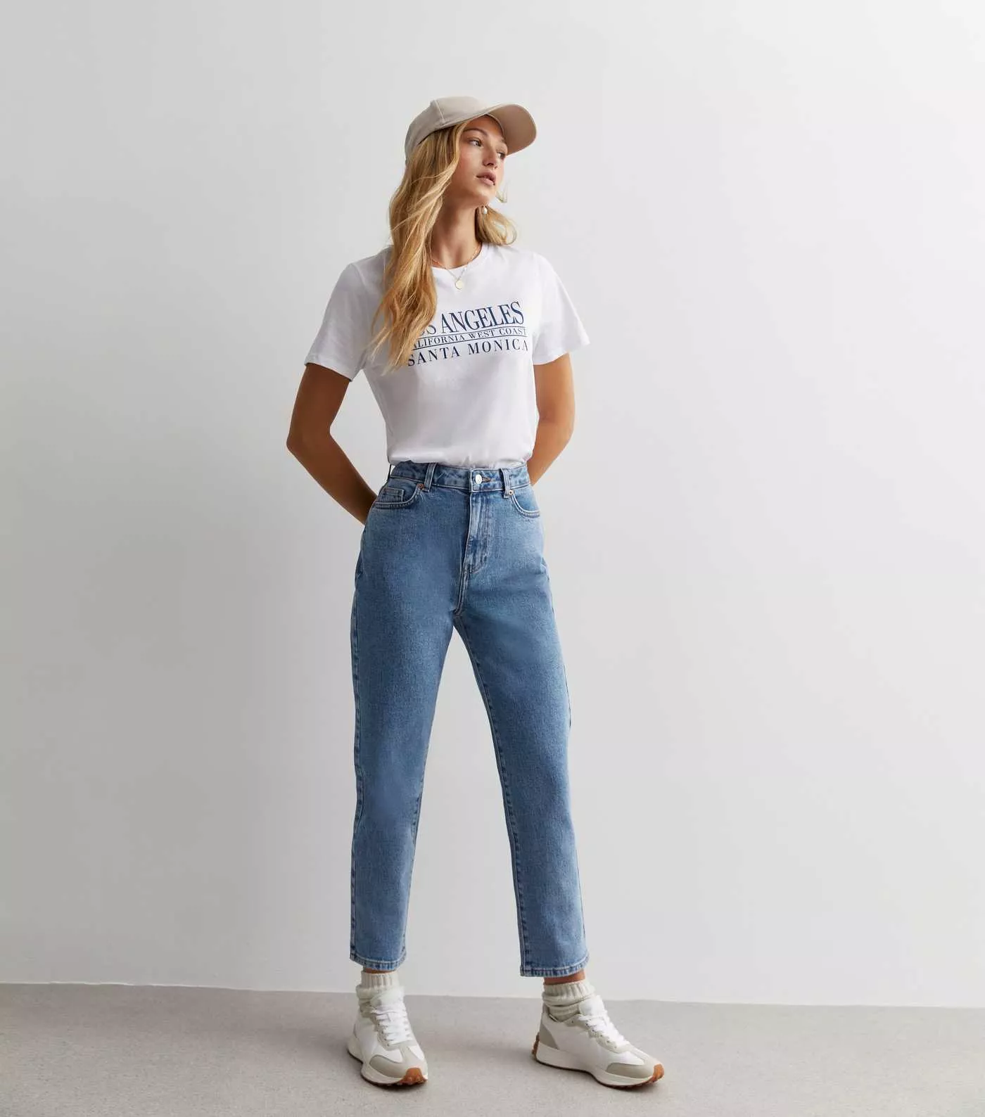 Tall Blue Ankle Grazing Hannah Straight Leg Jeans