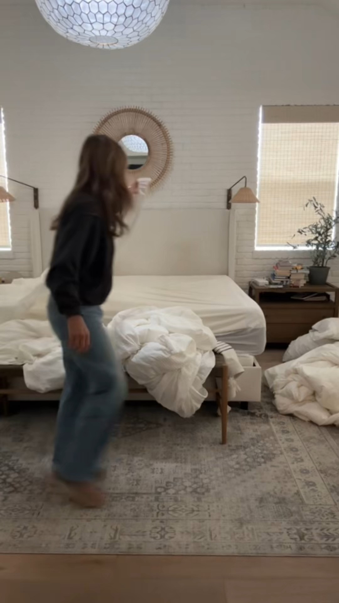 Fresh new linen sheets. Yes please! @onequince 

 #quincepartner 

#LTKHome