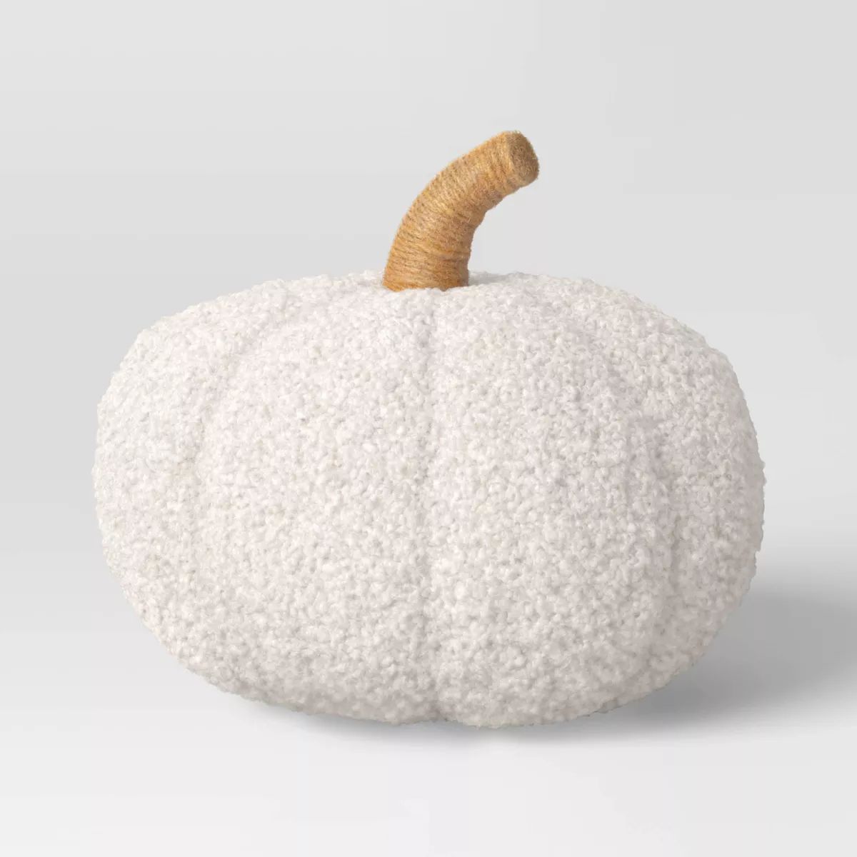 Teddy Boucle Shaped Pumpkin Throw Pillow - Threshold™ | Target