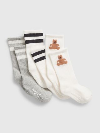 Baby Brannan Bear Crew Socks (3-Pack) | Gap (US)