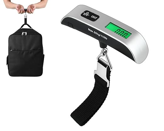 Luggage Weight Scale Portable Digital Suitcase Scale for Travel Handheld Scale with Temperature S... | Amazon (US)