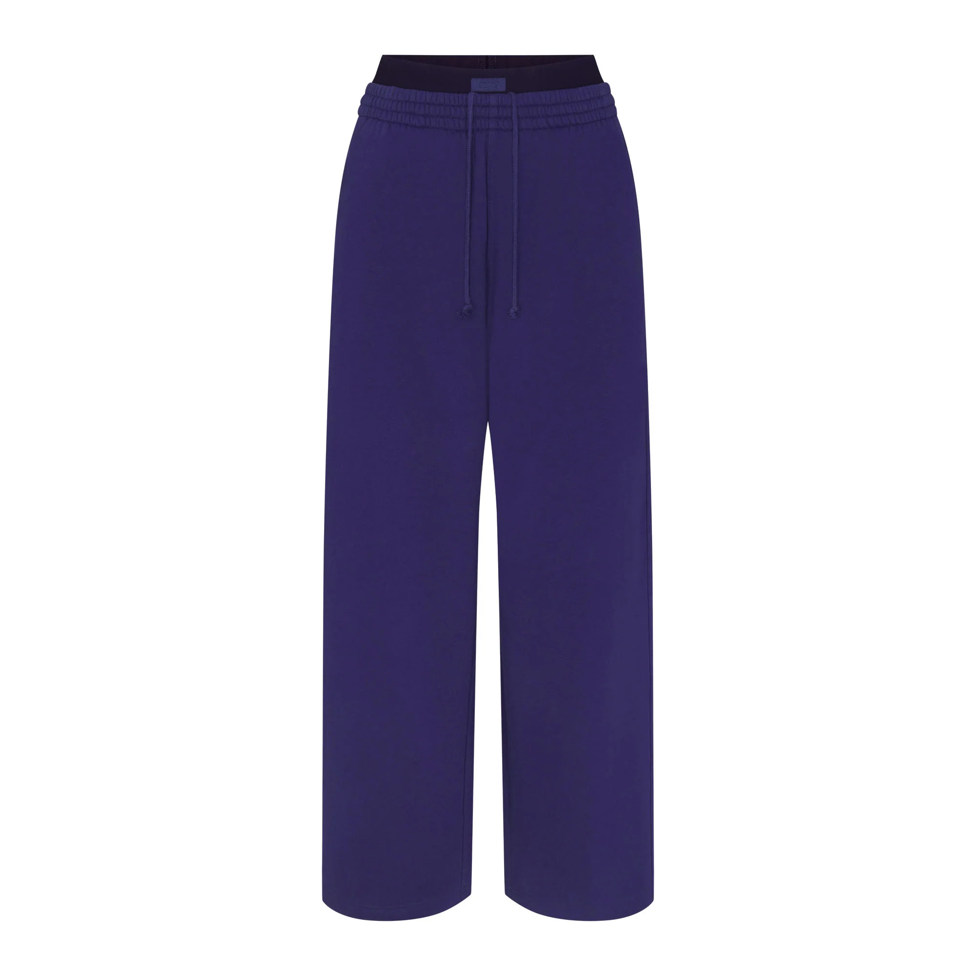 COTTON FLEECE OVERSIZED DOUBLE WAISTBAND PANT | CONCORD | SKIMS (US)