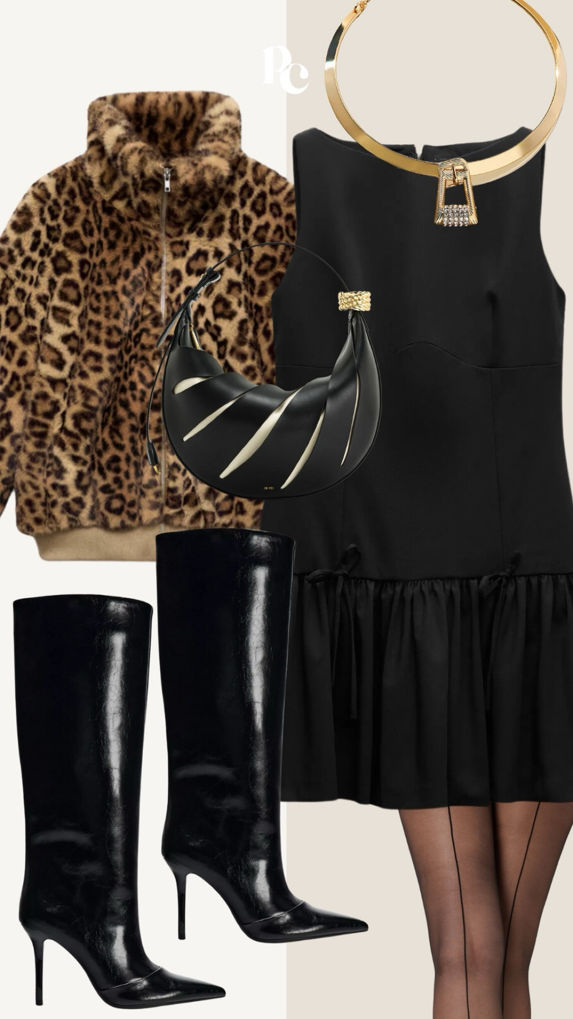 Dress and boots are on ShopMy bc they’re Zara 🖤 also on Zara IG highlight