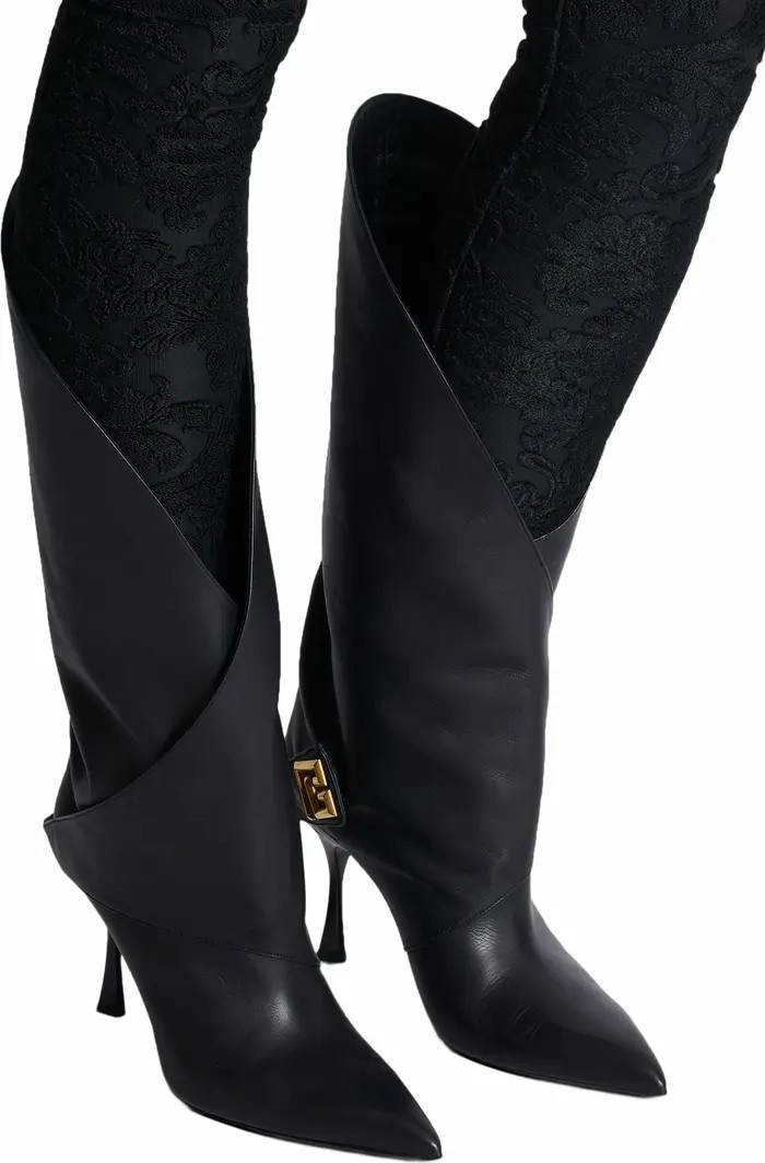 Twist Heeled Leather Boots | Nordstrom