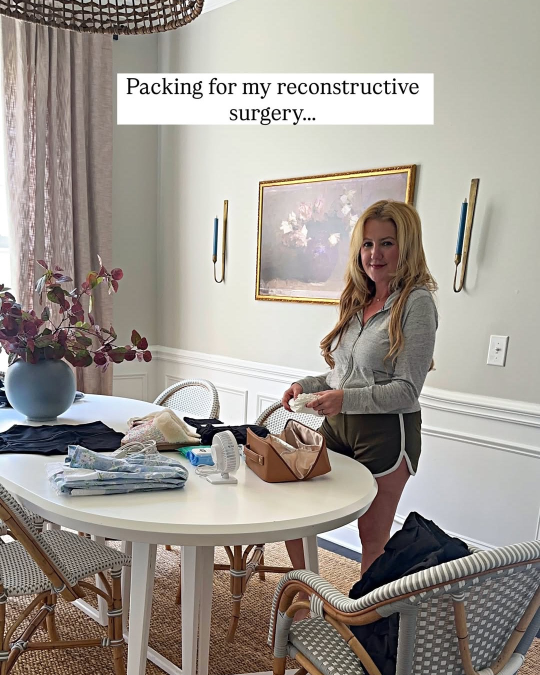 Packed and ready ✨ Sharing everything I’m bringing to the hospital for surgery + recovery. From cozy pajamas to post-op must-haves, these essentials make a stressful time feel a little more comfortable 💕 Shop them all here and save this post to come back to later. 
.
#hospitalbag #hospitalessentials #postopessentials #surgeryprep #breastcancerjourney #hospitalstay #momhack #selfcareessentials #hospitalbagchecklist #LTKhome #LTKunder50 #LTKfit

hospital bag, hospital bag essentials, hospital packing list, hospital stay must haves, surgery essentials, DIEP surgery, breast cancer recovery, chemotherapy recovery, mastectomy recovery, cozy pajamas, hospital robe, post surgery pillow, drain management vest, hospital toiletries, skincare essentials, clean beauty, post surgery comfort, slippers for hospital, compression socks, breast cancer survivor, recovery tips, hospital checklist, self care essentials, LTK hospital bag, shop hospital bag


#LTKBeauty #LTKFindsUnder50 #LTKTravel