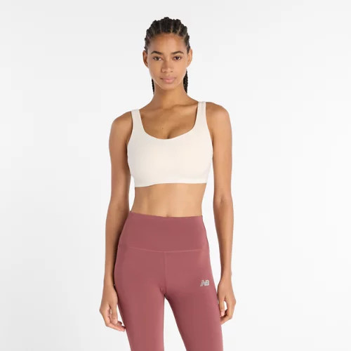 New Balance Women's NB Harmony Yoga Bra Beige - Beige | Joe's New Balance Outlet