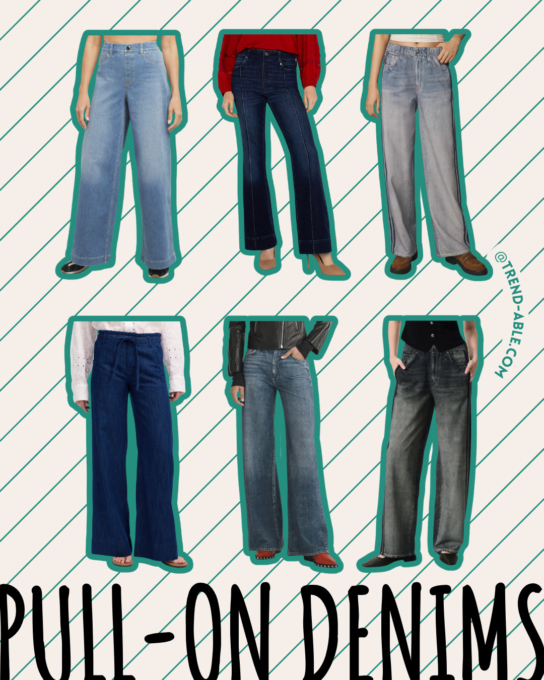 Easy waistbands, relaxed wide-leg fits, and that classic denim look—without the buttons or zippers. Comfort-first, style always.

#PullOnDenim #ComfortMeetsStyle #AdaptiveFashion #InclusiveStyle #TrendAble
 

 #LTKootd #LTKWorkwear #LTKTravel