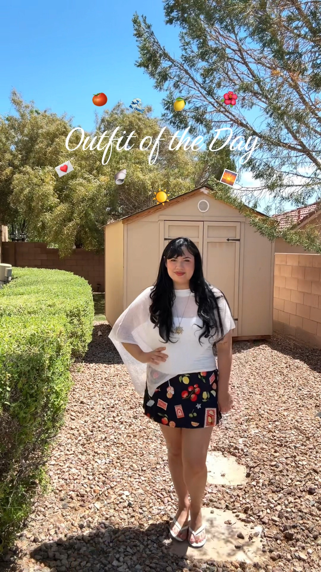 another look at this outfit because i love it. poncho is from @amazon and skirt is @oldnavy ☀️🍋 #outfitinspo #ootd #midsizestyle #summeroutfuf

#LTKgrwm #LTKootd #LTKMidsize