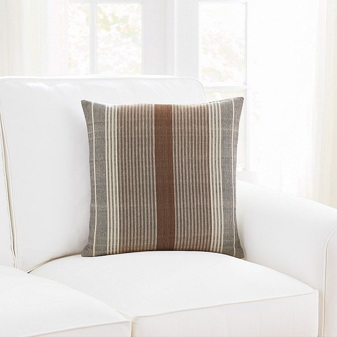 Yindi Striped Pillow Cover | Ballard Designs, Inc.