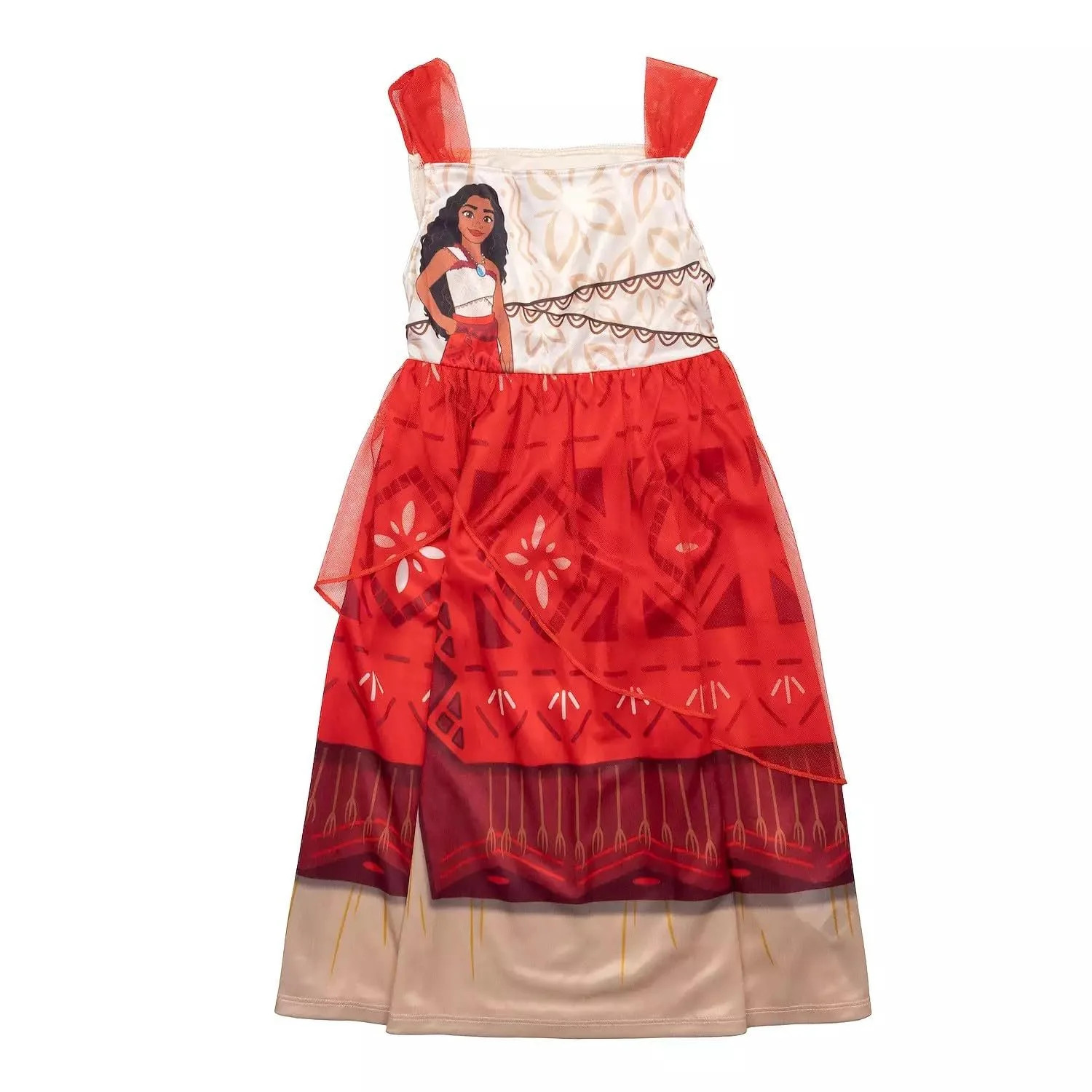 Centric Brands Moana Girls Nightgown  Short Sleeve Sleep Dress Featuring Moana  Soft Polyester  S... | Walmart (US)