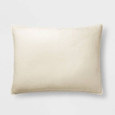 Heavyweight Linen Blend King Euro Throw Pillow - Casaluna™ | Target