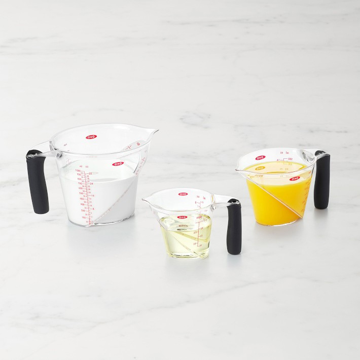 OXO 3-Piece Angled Measuring Cups | Williams-Sonoma