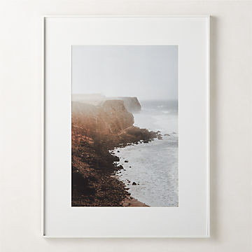 Gallery White Picture Frame with White Mat 5"x7" + Reviews | CB2 | CB2