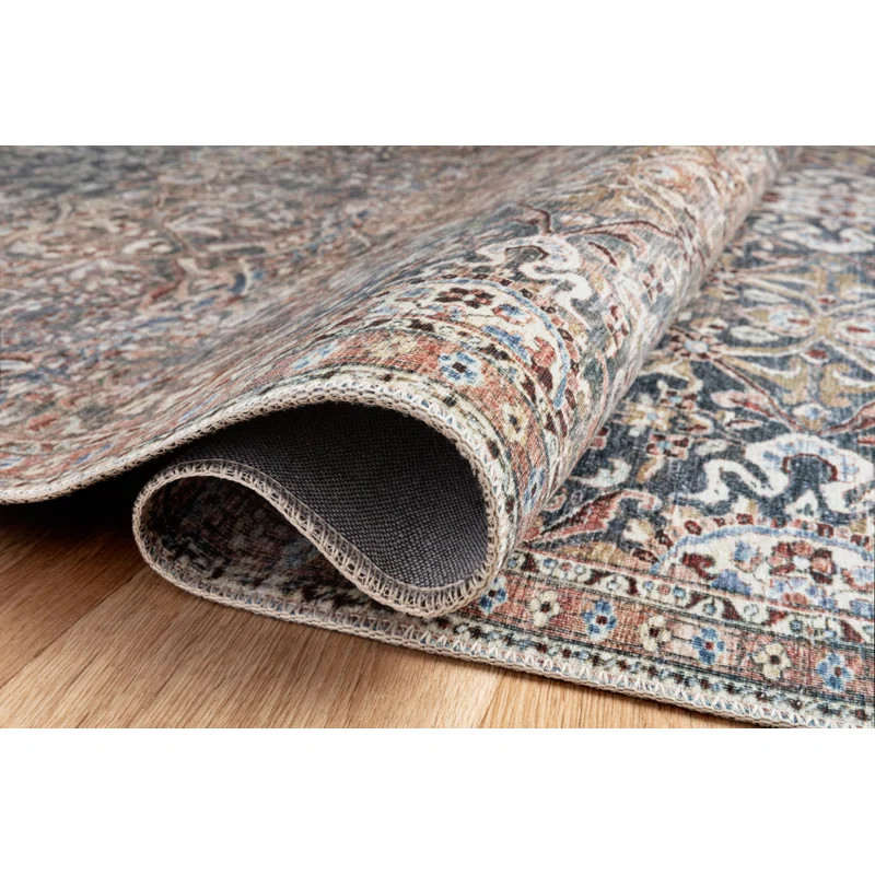 Chris Loves Julia x Loloi Jules Oriental Denim/Spice Area Rug | Wayfair North America
