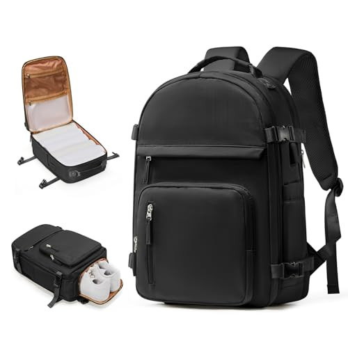 wepadre Large Travel Backpack For Women Mens Backpack For Travel Personal Item 18x14x8 Inches Travel Bag Carry On Flight Approved Travel Backpacks Travel Back Pack Mochila De Viaje | Amazon (US)