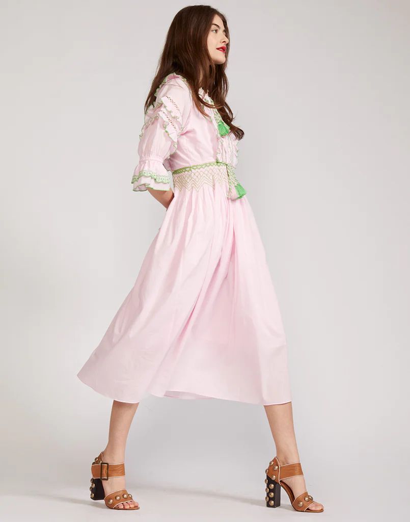 Daliah Tassel Cotton Dress | Cynthia Rowley