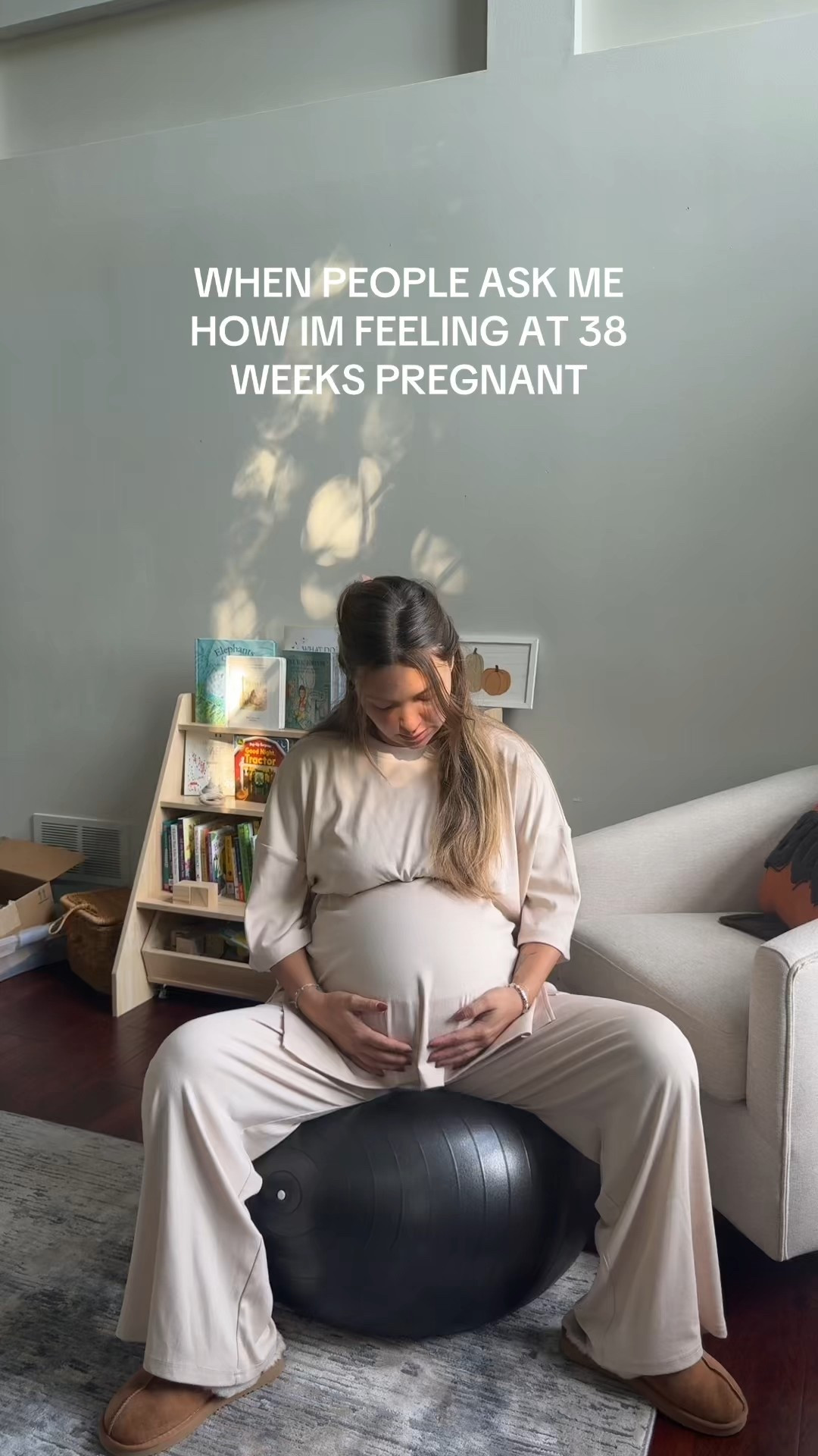 Lounge sets are my current go-to at 38 weeks pregnant! I love being actually comfortable while still feeling cute and put together! I’m wearing size large in this set but just got a size medium that fits great too and will be great post partum! 

#LTKStyleTip #LTKBump #LTKBaby